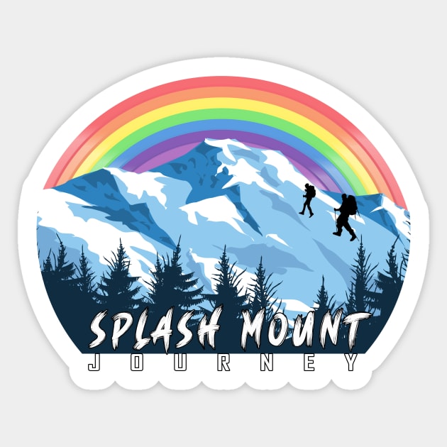 Splash Mount Journey Sticker by JB's Design Store